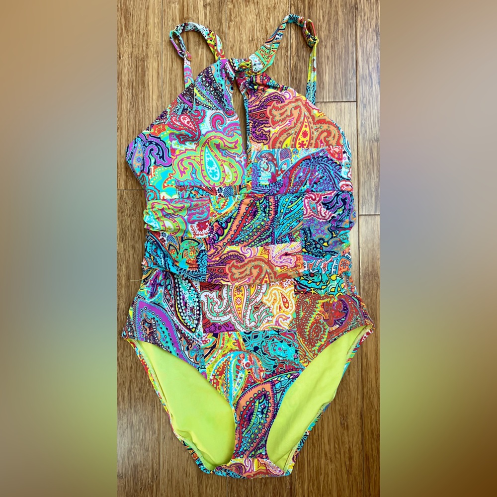 Bleu Rod Beattie One Piece Swimsuit Size 6. 1333 - Picture 2 of 8